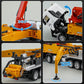 Qcar Concrete Pump Truck Construction Vehicles Toys,1:50 Scale Diecast Site Concrete Pump Truck, Toy Trucks for Kids