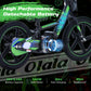 Olala Electric Dirt Bike For Kids Aged 5-10, 340W Racing Grade Electric Motorcycle With Aluminum Frame, Up To 12Mph & 3 Speed Se