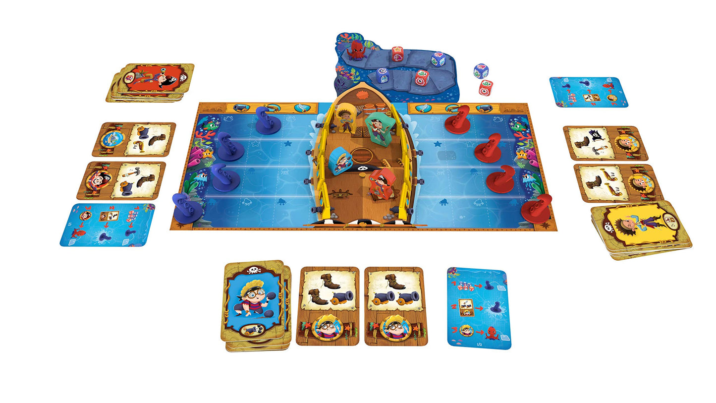 Loki Kraken Attack Strategy Board Game - Cooperative Play for 1-4 Players, Ages 7+, Plastic