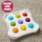 Likee Fidget Popper Sensory Baby Toys For 10+ Months, Montessori Busy Toy For 1 2 3 Years Old Toddlers Push And Popping Bubbles Fine Motor Skill, Travel Toys For Kids Ages 1-3 Stress Relief (1 Piece)