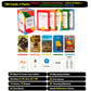 Think Tank Scholar Flash Cards For Preschool, Pre K And Kindergarten Set Of 5, 180 Cards - Learn Alphabets, Colors, Number, Shapes Animals & Sight Words - Educational Flashcards For Kids 2-5 Years