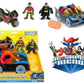 Fisher-Price Imaginext Dc Super Friends Preschool Toy Batman Batmobile & Cycle Vehicle Set, 2 Figures, For Pretend Play Kids Age