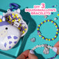 Horizon Group USA Squishmallows Bubba The Cow Bracelet Kit, Multi, Small to Medium, Plastic, Model 231925, Gifts for 7 Year Old Girls