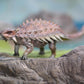 Gemini&Genius Ankylosaurus Action Figure Toy, Saichania Dinosaur Model Toy, Beautiful and Accurate Sculptures of Dino Toy Figure