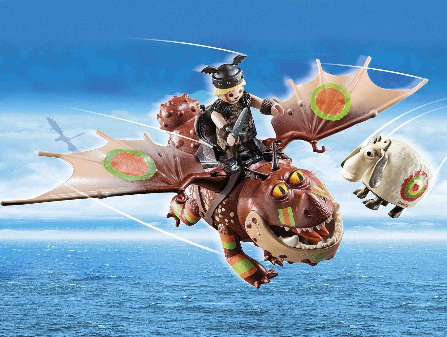 Playmobil Dragon Racing Set - Fishlegs & Meatlug, Multicolor, Standard Size, Model 70729, Plastic