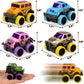 Neureyte 8 Pack Die-Cast Mini Monster Truck For Boys And Girls,Pull Back Alloy Trucks Toy,Mini Pull Back Cars,Die-Cast Race Cars