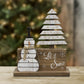 Winter Scene Slat Snowman