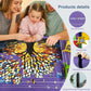 Napzy Puzzle Mat-Jigsaw Puzzles Matt Roll Up To 1500Pcs Roll-Up Puzzled Board Puzzling Organizers And Storage With 8Pcs Jigsaws