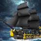 SEMKY Pirate Series Black Devil Pirate Ship MOC Building Blocks and Engineering Toy(2076 Pieces)  Pirate Ship for Kid and Fan