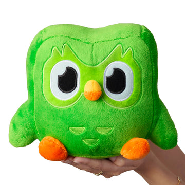 Duolingo Duo Plush - Officially Licensed - Reminder To Do Your Daily Lesson, Premium Plushie, Feather Green, 8.5''