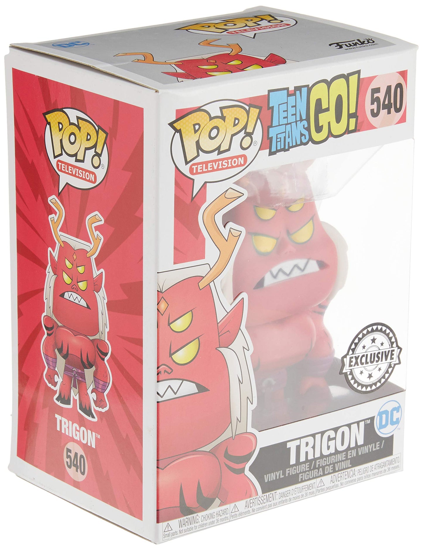 Funko Pop! 14966 Teen Titans Go! Trigon #540 Toys R’ Us Exclusive