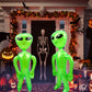 Haconba 4 Pack 67 Inch Giant Inflatable Alien Green Blow Up Alien Jumbo Inflatable Aliens for Alien Theme Party Halloween Home D