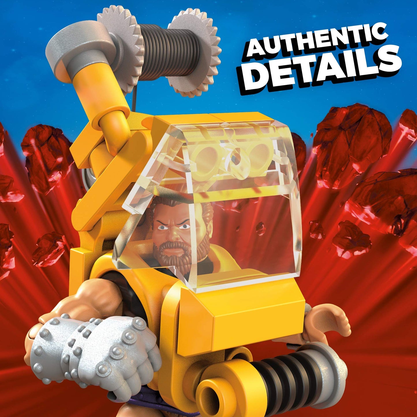 Mega Construx Fisto Cliff Climber - Masters of The Universe, Purple, Alloy Steel, Model GWJ77