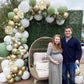 Sage Green Gold White Party Balloons 84Pcs Gold And Olive Green For Wedding Engagement Anniversary Baby Shower Birthday Supplie For 16Th 18Th 21St 30Th 40Th