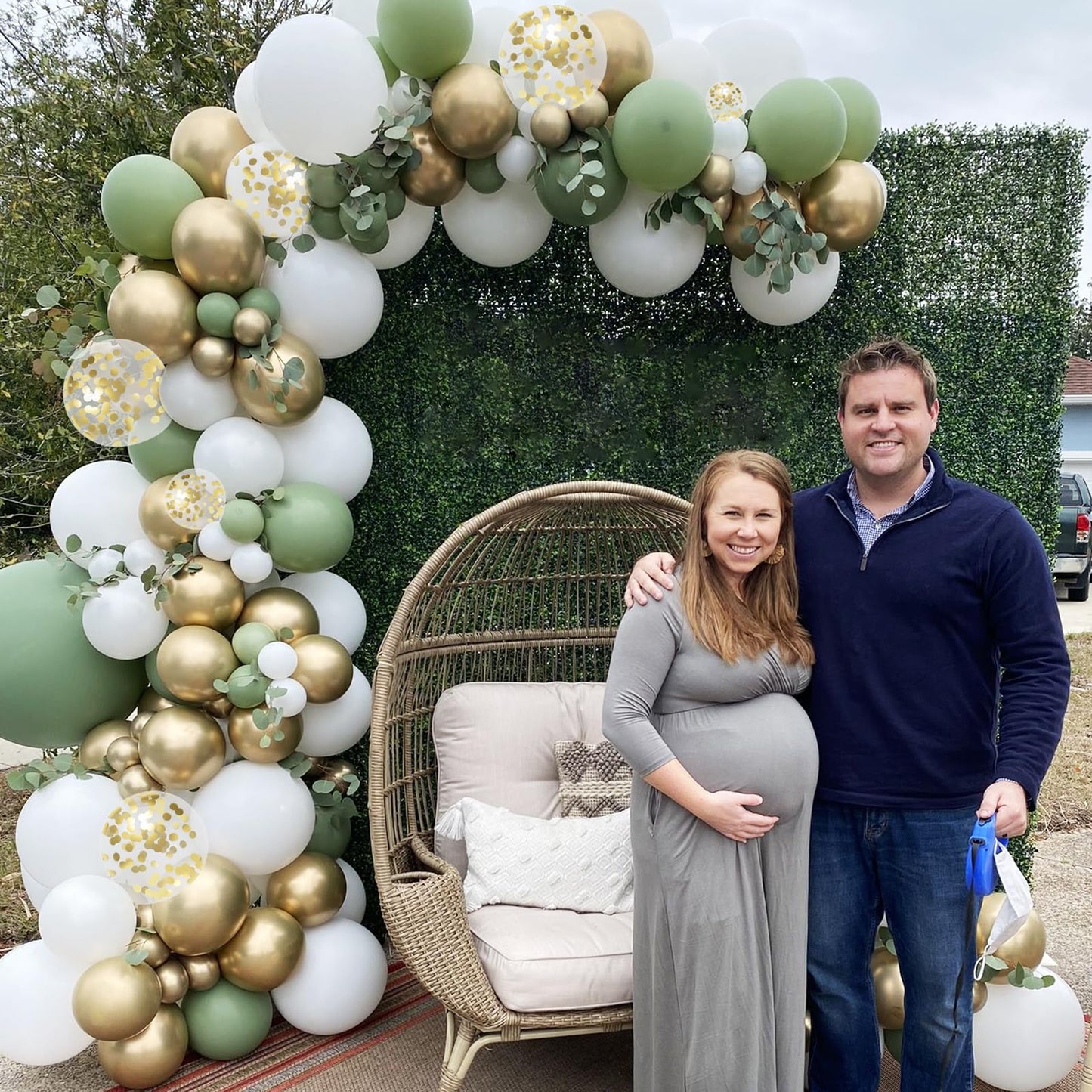 Sage Green Gold White Party Balloons 84Pcs Gold And Olive Green For Wedding Engagement Anniversary Baby Shower Birthday Supplie For 16Th 18Th 21St 30Th 40Th