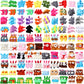 Leyndo 200 Pcs Mini Stuffed Animals Bulk Tiny Stuffed Animal Keychain Small Plush Toys For Kids Classroom Rewards Carnival Prizes Easter Egg Filter Birthday Party Favors(Mixed)