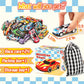 SevenQ 24Pcs Pull Back Race Cars Playset with Storage Bags - Kids Party Favors & Bulk Gifts for Boys and Girls