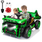 Joyracer 24V 2 Seater Ride On Dump Truck, Kids Electric Car W/2X200W Powerful Motors, Ride On Construction Vehicles W/Electric D