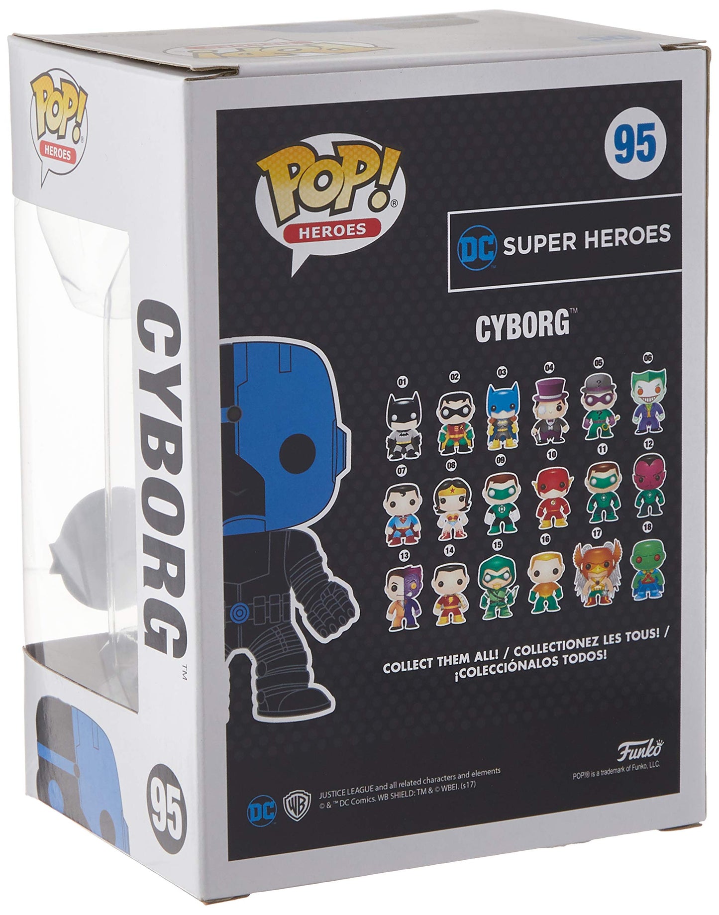 Funko Dc Comics Justice League Cyborg Silhouette Exclusive Figure, Fk24744