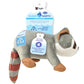 Spunky Pup Clean Earth Plush Raccoon | Made From 100% Recycled Water Bottles | Small,Gray,7261
