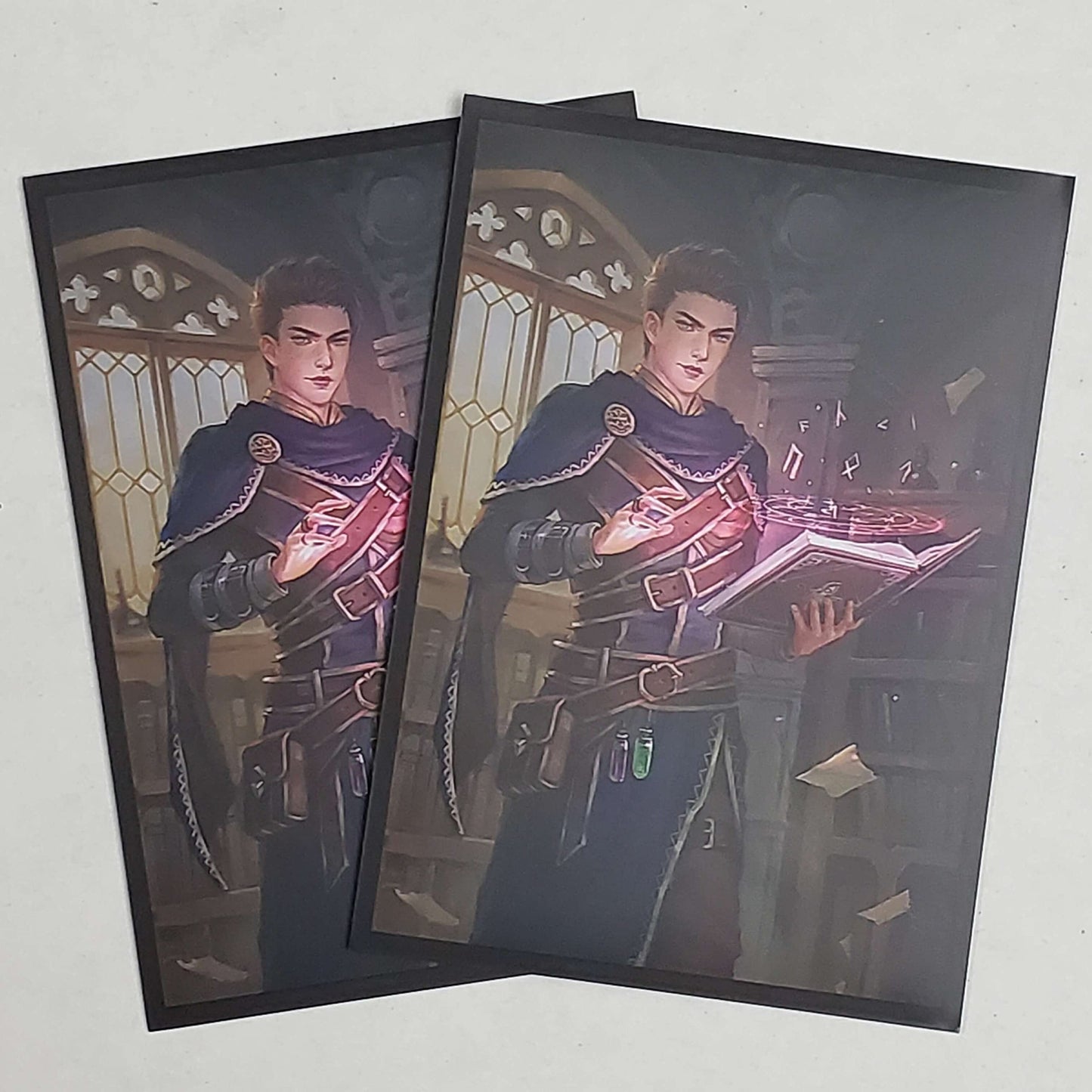 Fantasy North - Ivarra - Daybringer Angel - 100 Smooth Matte Tcg Trading Card Sleeves - Fits Magic Mtg Commander Pokemon And Oth