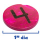 Ready 2 Learn - Ce10006 Coconut Numbers - Set Of 100 - 0-9 - 5 Colors - Natural, Hand Made Counters For Kids - Math Manipulative