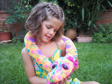 WILD REPUBLIC Snake Plush Stuffed Animal, Sherbert Color, 54" Polyester Toy, Model 17159