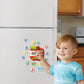 LeapFrog Tad's Fridge Phonics Magnetic Letter Set - Plastic, 9"W x 6"H x 1"D, Colorful Letters, Model 80-602800