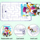Skylety 5 Pcs Money Puzzle Box Gift Card Box Plastic Puzzle Card Holder Fun Maze Intellectual Pinball Machine Game for Teens and mature-themeds Birthday Party Favors(Clear  Blue  Purple  Pink  Green)