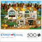 Buffalo Games 500 Piece Jigsaw Puzzle - The Farm by Charles Wysocki, Multicolor, Finished Size 21.25 x 15.00, Perfect for Game Nights