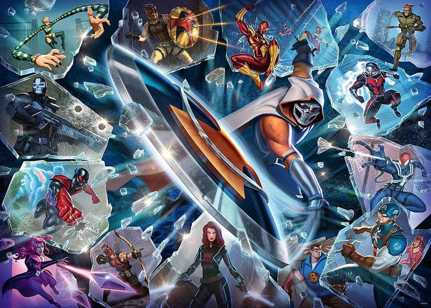 Ravensburger Marvel Villainous: Taskmaster 1000 Piece Jigsaw Puzzle For Adults - 16905 - Every Piece Is Unique, Softclick Technology Means Pieces Fit Together Perfectly