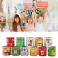 TAOVEN 48PCS Christmas Slap Bracelets, Xmas Slap for Christmas Party Favor Decoration (yellow,red,green,white)