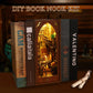 CRIOLPO DIY Book Nook Kit - 3D Wooden Puzzle Miniature for Bookshelf - Model SL-06 with LED Light - Perfect for Adults & Teens