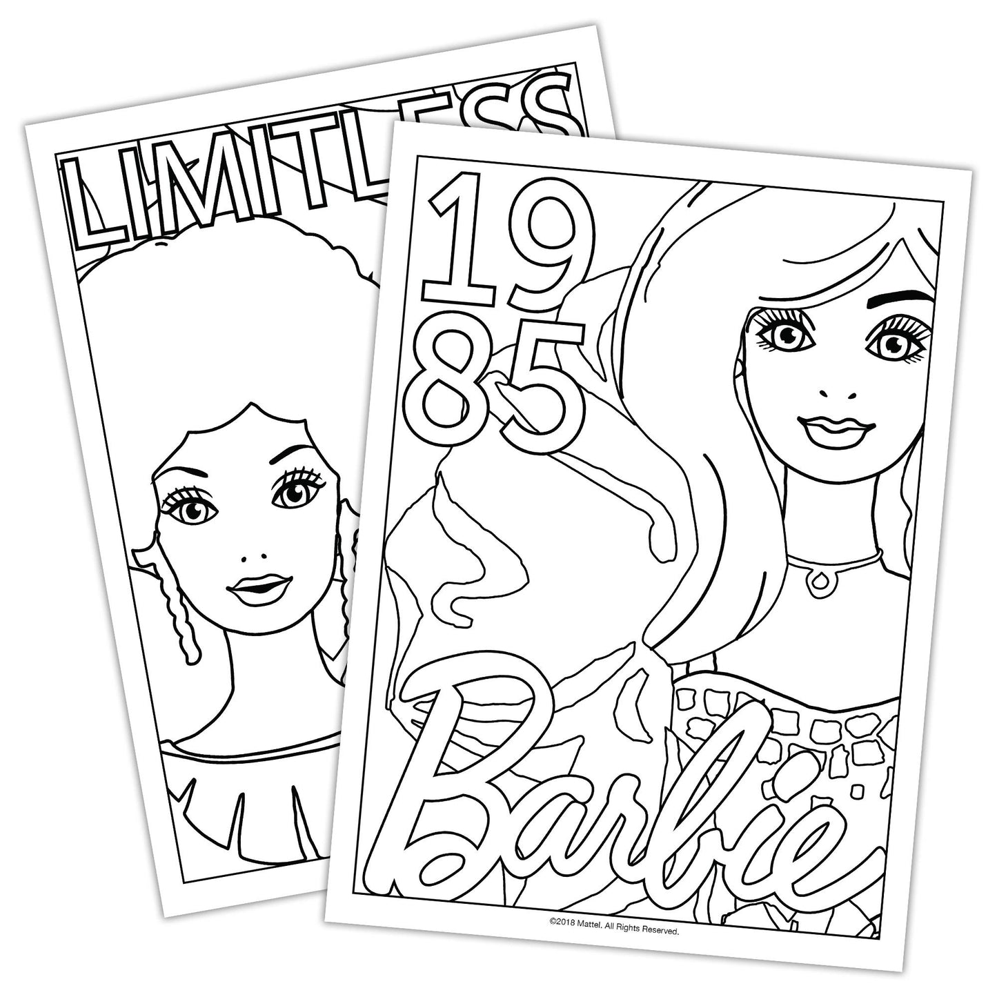 Bendon Barbie Advanced Coloring & Activity Book, Multicolor, 7.75 x 10.75 inches, Model 44752, Paper Material