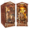Criolpo Book Nook Kit - Diy Doll House Wooden Miniature House Kit, Book Nook Miniature Kit For Adults Teens, 3D Wooden Puzzle Bo