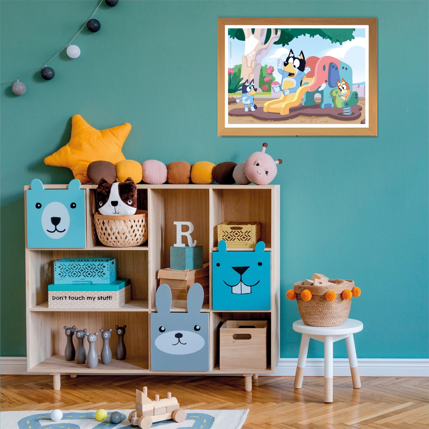 Clementoni Supercolor Puzzle Bluey - 104 Pieces Jigsaw for Kids Age 6 - Multi-Coloured Cardboard - Model 27171 - Made in Italy
