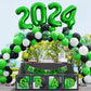 Ecomore Graduation Party Decorations Class Of 2024-86 Pcs Grad Party Supplies Includes Led Light Strings Balloon Block Box With