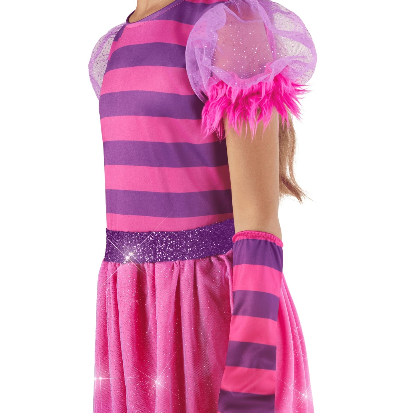 Morph Striped Pink Cat Costume For Girls - Pink Cat Costume Kids - Cat Halloween Costumes For Girls - Purple Cat Costume Kids M