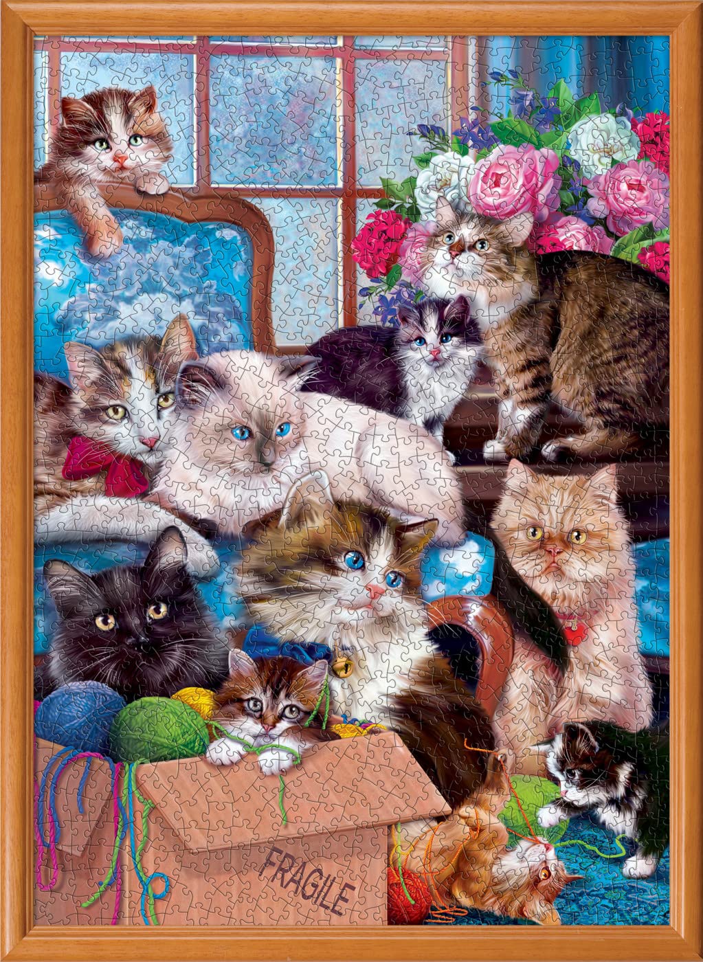 Masterpieces 1000 Piece Jigsaw Puzzle For Adults, Family, Or Youth - Trouble Makers - 19.25'X26.75'