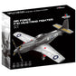 Apostrophe Games WW2 P-51 Mustang Fighter Plane Building Block Set - 258 -Pcs Building Toys Set - Plane Toy for Kids Older Than