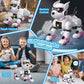 Smart Robots Dog Toy for Kids, Programmable Interactive RC Robotic Pets with Voice Control and Touch Sensory, Imitates Animals M
