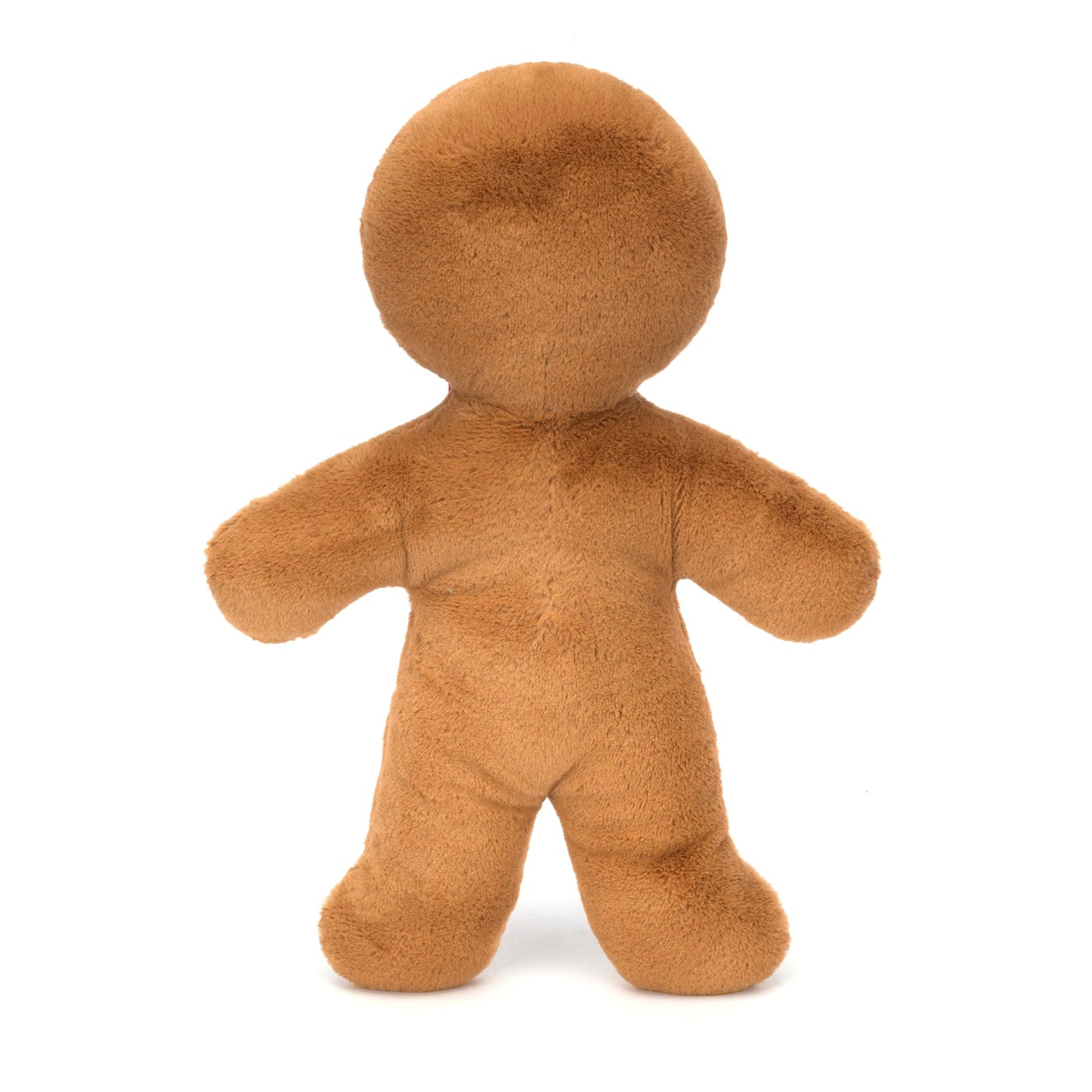 Jellycat Jolly Gingerbread Fred Stuffed Toy - Large 13" Christmas Plush Décor, Polyester