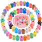 DUJUANHUA 54 Pack Mini Butter Slime Kit, Scented Fruit Party Favors, Soft Non-Sticky Clay, Multicolor