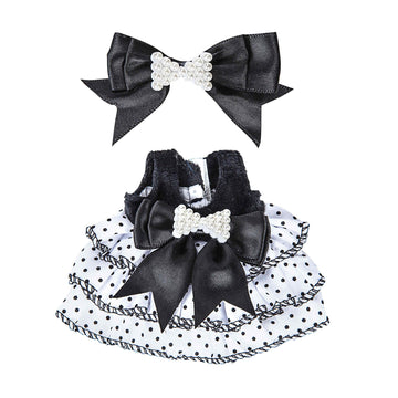 Winsenpro 17cm Doll Clothes Cute Doll Outfit and enhanced Fashion Dresses (NO Doll) (Black)