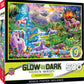 Unicorns Retreat 500 Piece Hidden Images Glow In The Dark Jigsaw Puzzle