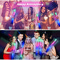Suigreoy Glow Sticks Bulk,200 Pcs Led Foam Sticks Glow In The Dark Party Supplies With 3 Modes Colorful Flashing For Birthday We