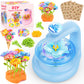 cosone Arts and Crafts Kits for Kids Age 3-12, Fabric Flower Bouquets Toys, DIY Craft Kits Toys for Kids, Ideal Gifts for Presch