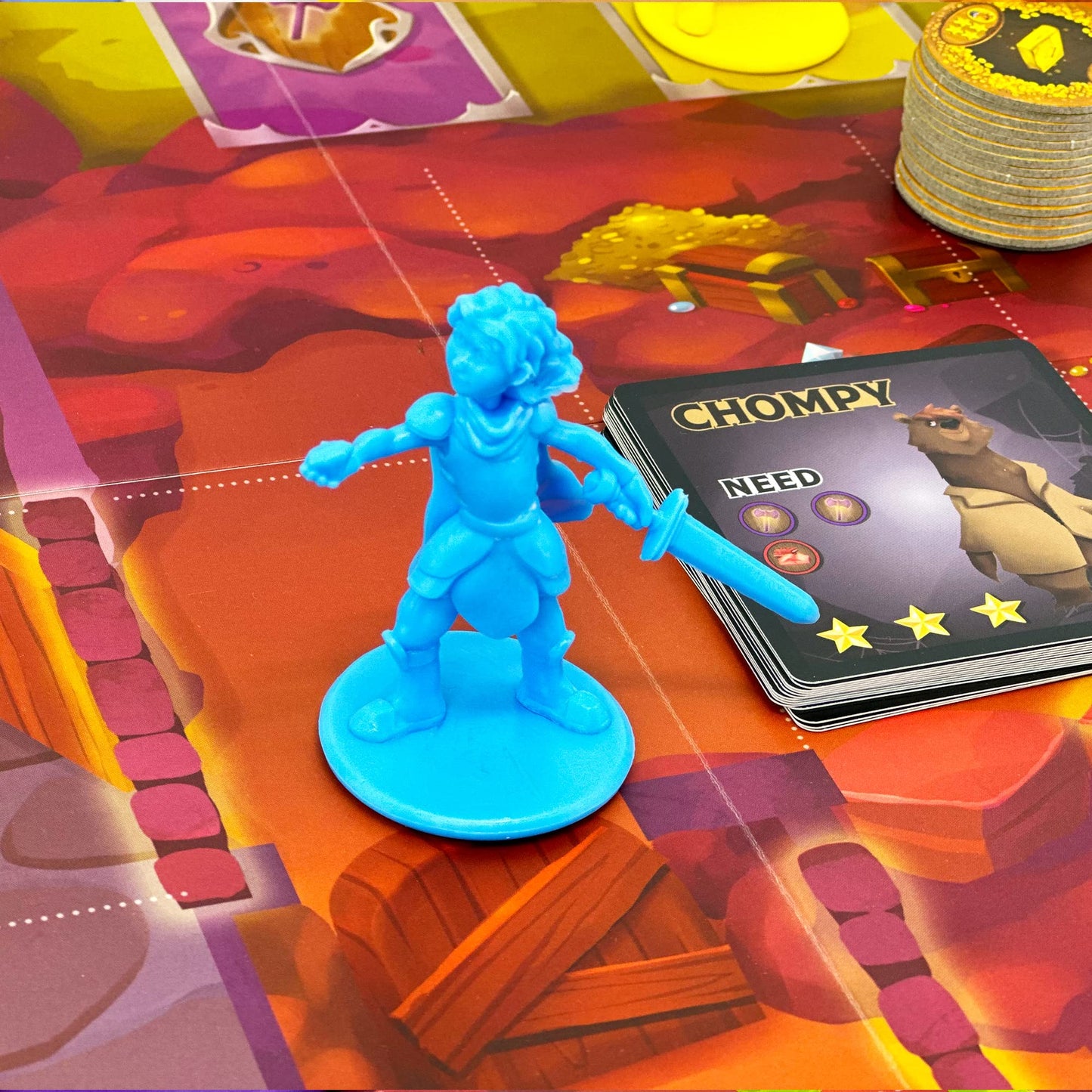 The Quest Kids Fantasy Board Game for Ages 5+, Multicolor Plastic Adventure for Boys and Girls