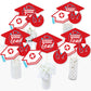 Big Dot Of Happiness Nurse Graduation - Medical Nursing Graduation Party Centerpiece Sticks - Table Toppers - Set Of 15