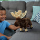 WILD REPUBLIC Moose Plush Stuffed Animal, Cuddlekins, 12 Inches, Polyester, Model 11038